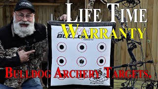 Archery Target, LIFETIME WARRANTY, NO WAY,.. RIGHT  ?
