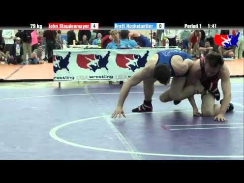 John Staudenmayer vs. Brett Hochstaetter at 2013 ASICS University Nationals - FS