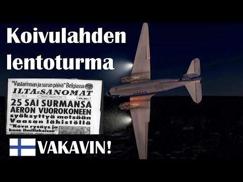 Koivulahden lentoturma - Suomen pahin lento-onnettomuus