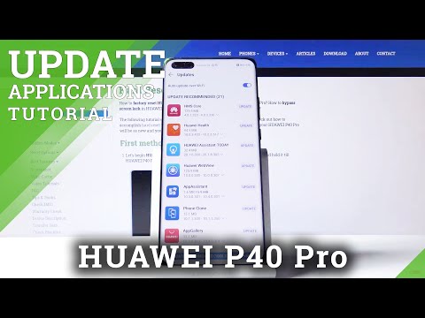 How to Update Apps in HUAWEI P40 Pro – Download New App Versions