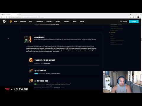 Tyler1's opinion on Gangplank Q change