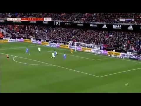 Toco en Hugo Duro Valencia 3-1 Getafe