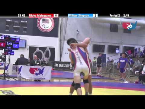 GR 59 KG - R16 - Rikiya Matsuzawa (JPN) vs. William Simpson (Army)