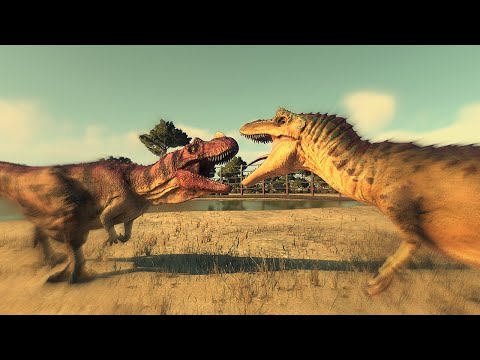 Ceratosaurus vs Qianzhousaurus - Jurassic World Evolution 2