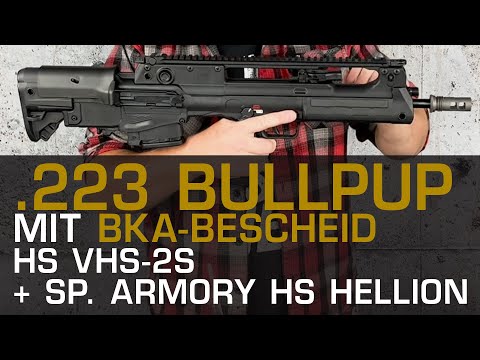 Bullpup self-loading rifles with BKA approval for sport shooters: HS VHS-2S and Springfield Armor...