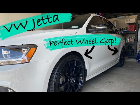 VW Jetta H&R Sport Lowering Springs Install - All Steps Shown