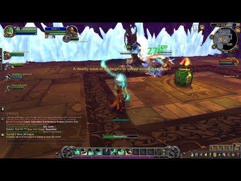 WoW dungeons E16: Scholomance (Mistweaver Monk, 8.2.5)