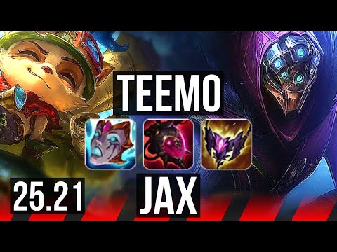 TEEMO vs JAX (TOP) | EUW Master | 25.21