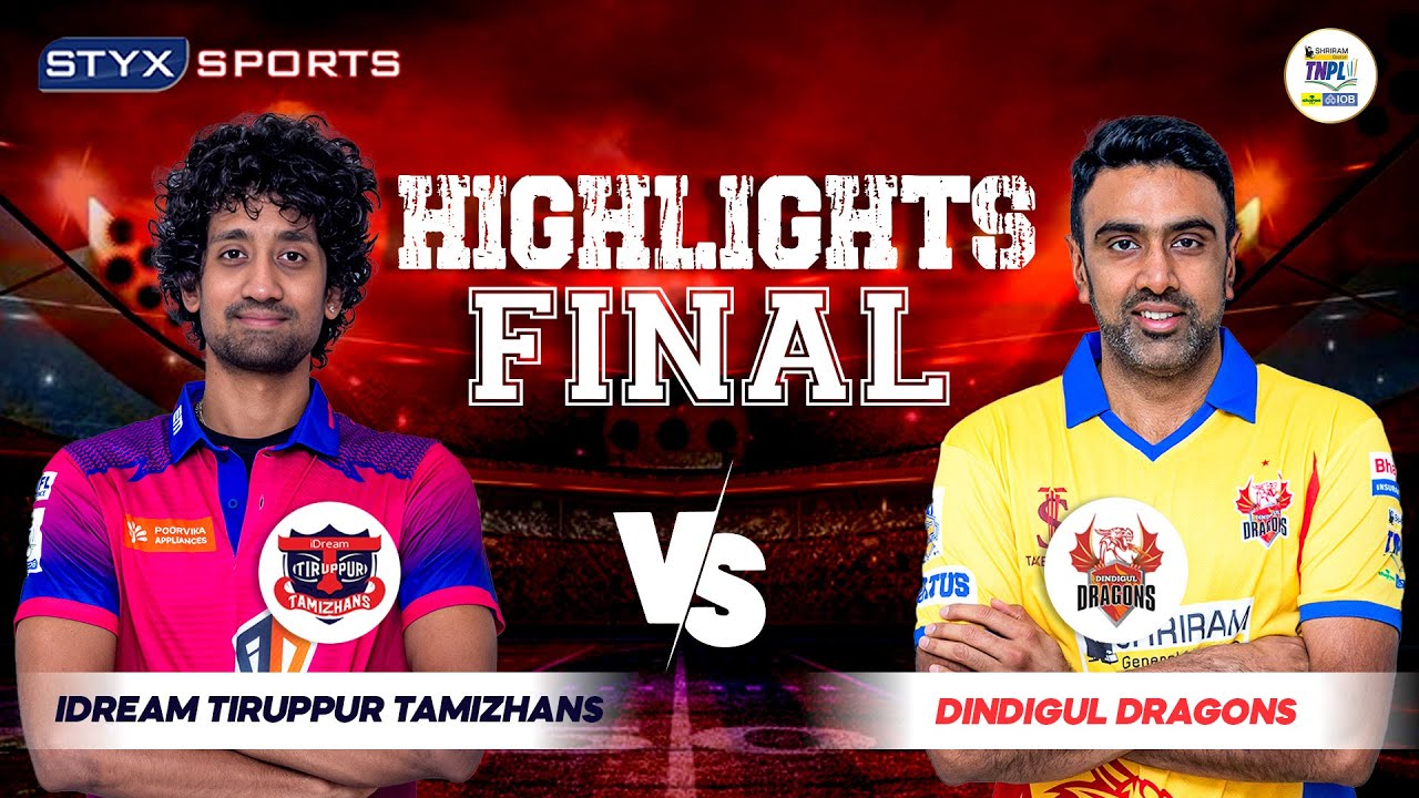 Idream Tiruppur Tamizhans VS Dindigul Dragons