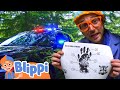 Blippi Visits A Crime Scene Cartoons For Kids Childerns Show Fun Mysteries With Friends