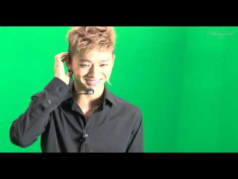 B.A.P Yongguk cut in VCR Shooting for LOE