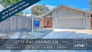Homes For Rent in Modesto: 3 bed, 2 bath home with pool and RV access by Valley ONE