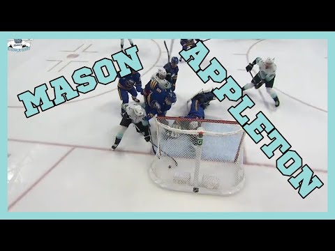 SEATTLE KRAKEN - MASON APPLETON GOAL VS SABREWS (11-29-21)