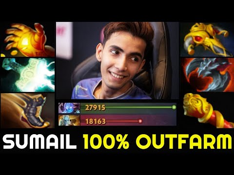 When SUMAIL Picks Arc Warden - 100% OUTFARM 7.27 Dota 2