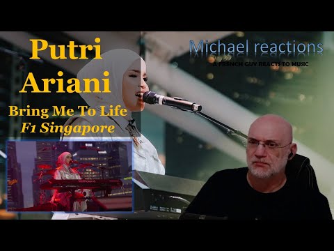 Putri Ariani Bring Me to Life (Evanescence cover) F1 Singapore  First Time Reaction ! Powerful !