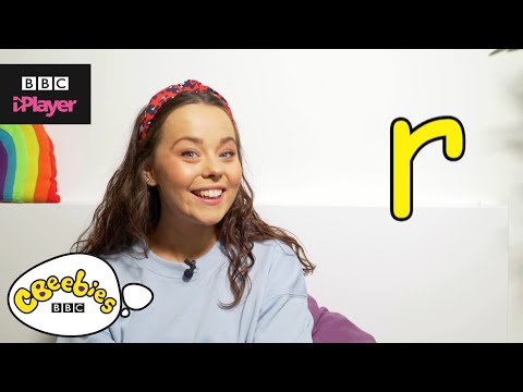 イービーとダッジと一緒に「r」の文字を学ぼう｜フォニックス｜CBeebies House (Learn letter "r" with Evie and Dodge | Phonics | CBeebies House)
