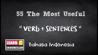 Download lagu Indonesian 55 the most useful verb with sentences - How to speak Indonesian | Learn Indonesian 101 mp3