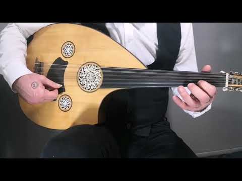 OUD LESSON / LESSON 6 - Oud note locations - Oud notes on A-RE-G strings #uddersi #oudlessons