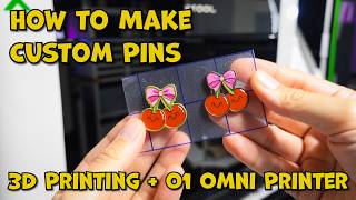 I Turned My Art Into Custom Pins With The xTool O1 Omni Printer!