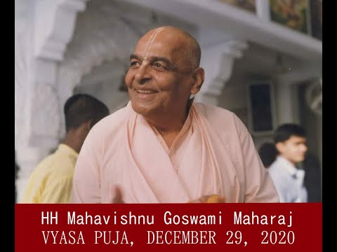 101st Vyasa Puja Celebrations Lecture of HH Mahavishnu Goswami Maharaj