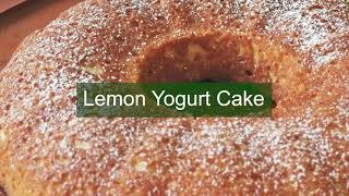 How to prepare this lemon yogurt cake at home?