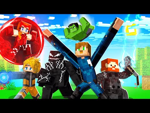 minecraft AMA en iyi SÜPER KAHRAMAN şans blokları