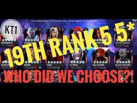 19th Maxed Out 5 Star Champion - Who Did We Choose?