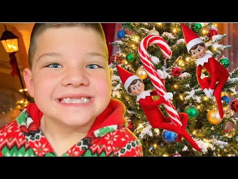 ELF on the Shelf-Abenteuer mit CALEB! CALEB & MAMA backen Mini-Kekse und sprechen mit dem WEIHNAC...