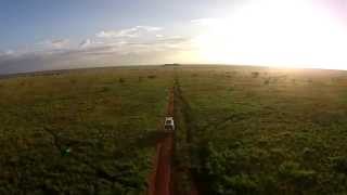 preview picture of video 'africa safari drone clip tsavo east west - DJI phantom 2 vision+'