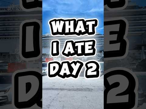 Thumbnail for Day 2 eating on the Carnival Magic #foodie #cruise #cruiseship #carnivalcruise #cruiselife #travel