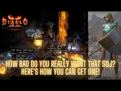 Diablo 2 Resurrected - So you want an SoJ? If you want to farm for it, this is how you do it!