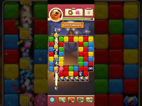 Toon Blast Level 696 No Boosters Series