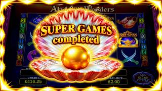 🤯 ULTRA RARE BONUS! 🐬 4 SCATTERS on ALADDIN'S WONDERS & DOLPHIN'S PEARL SUPER GA