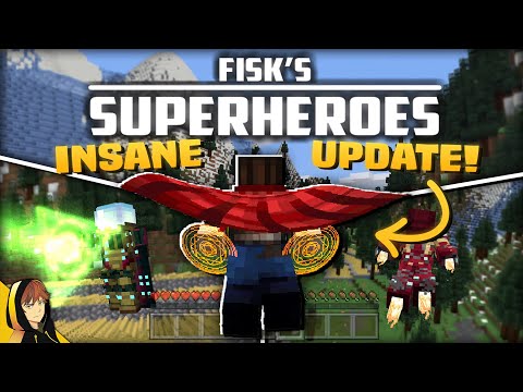 INSANE Update for "The BEST" SUPERHERO MOD | Minecraft