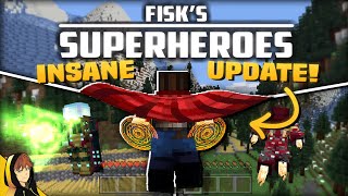 INSANE Update for  The BEST  SUPERHERO MOD  Minecr