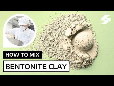 How to mix bentonite clay
