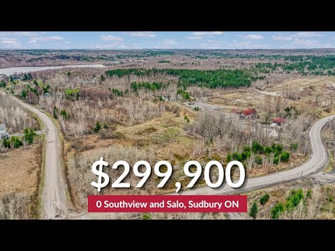 Inside a Spacious $299,900 Lot in Sudbury's Desirable South End