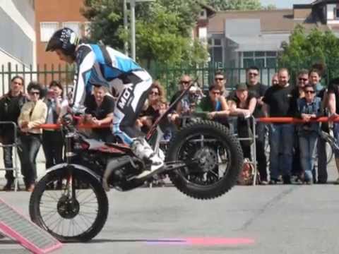 exibicion trial, en fiesta motera