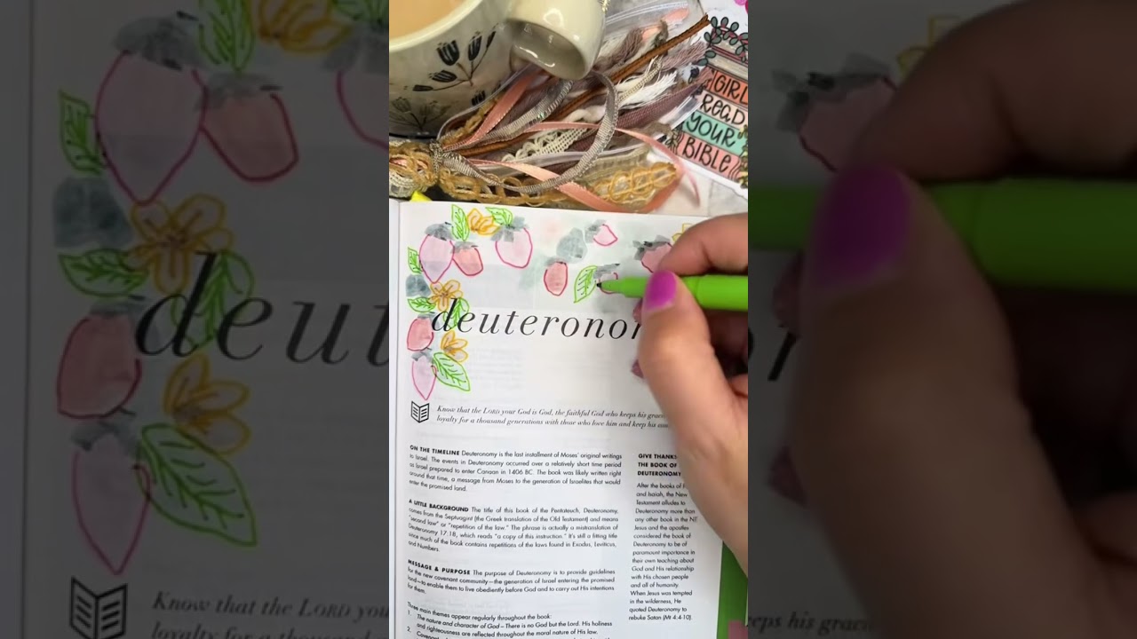 Bible Art: Deuteronomy #art #bible #journal