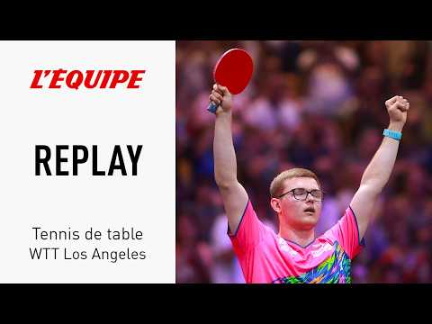 Tennis de table - Le replay du choc entre Alexis Lebrun et Simon Gauzy au WTT de Los Angeles