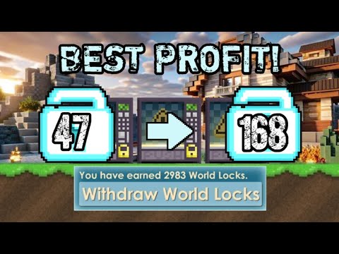 BEST PROFIT in Growtopia! How to GET RICH FAST in 2026! (EASY DLS)