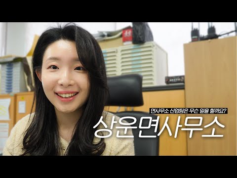 면사무소 직원은 어떤 일을 할까?