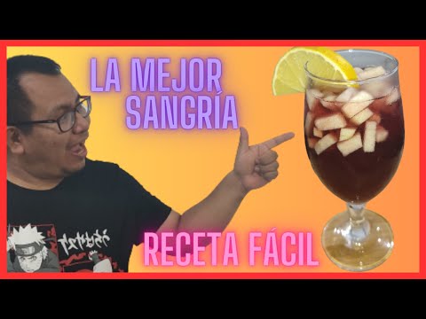 🍷The best homemade sangria: EASY AND QUICK RECIPE | Perfect for your gatherings