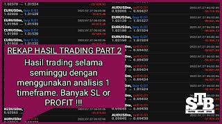 Download lagu Rekapan Hasil Trading Selama Seminggu menggunakan Analisis 1 Timeframe mp3