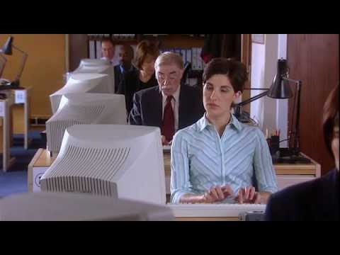 Black Books - Fran typing
