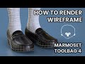 How to Render Wireframe in Marmoset Toolbag 4