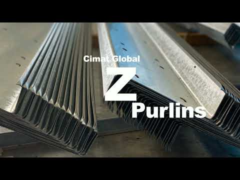 Galvanized iron cold rolled c and z purlin