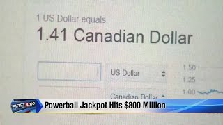 Canadians hop border to buy Powerball tickets