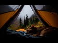 Sleep Soundly With Soothing Purring Cat And Gentle Rain In A Cozy Tent