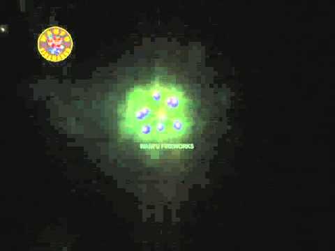 WFD8003 3-3" Display Shells(green crossette)